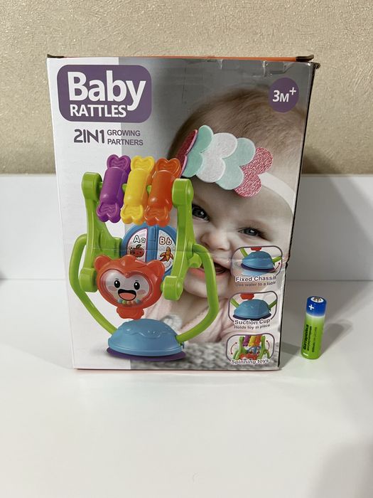 Игрушки для стульчика на присосках