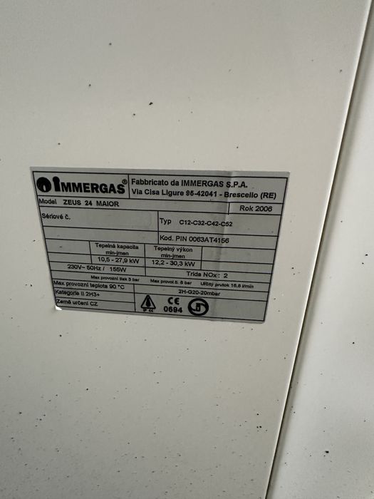 Immergas zeus 24 maior