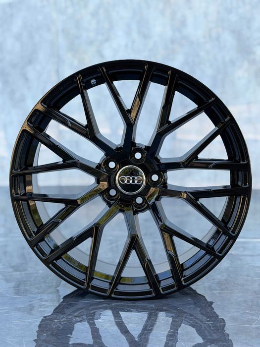 Jante Roti Audi R20 5x112 Black A4 A5 A6 A7 A8 Q3 Q5 Q7 Q8 SQ7 SQ8 RSQ8 E-Tron Aliaj Nou