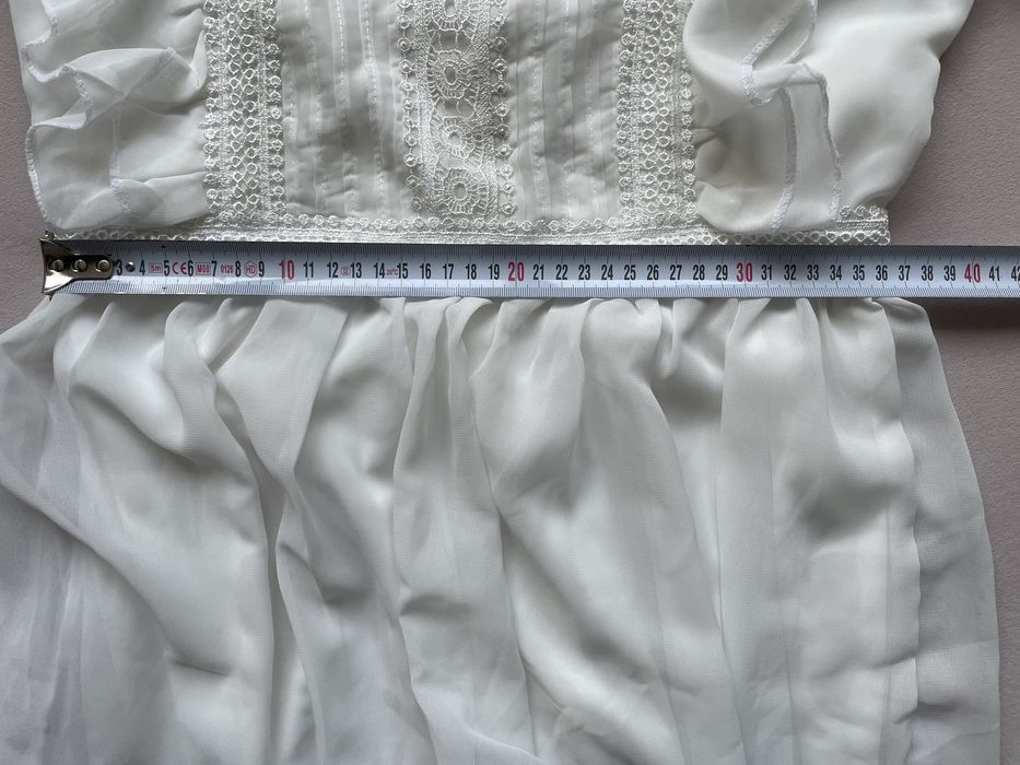 Дамска блуза с дантела, дълъг ръкав