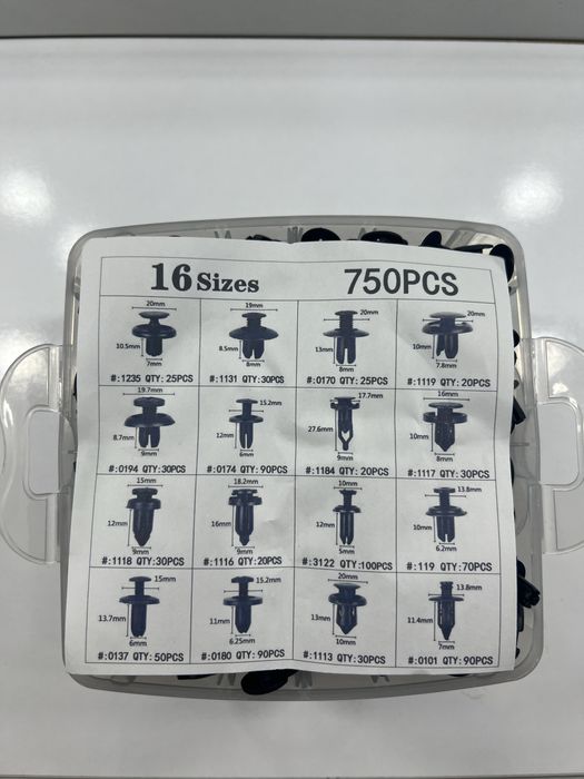 Клипсы на Toyota/Lexus Kia/Hyundai BMW VW