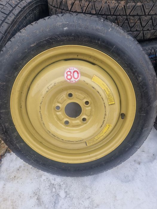Rezervă slim 5x114,3 R16 R17 R18  Kia Nissan Duster etc..