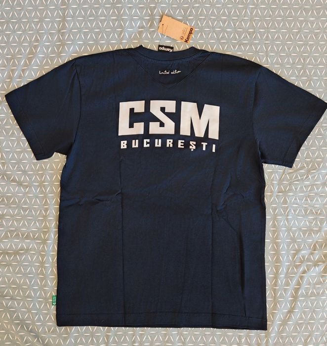 Tricou bleumarin CSM București limited edition