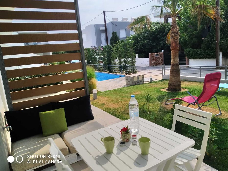 На море в Паралия Офринио