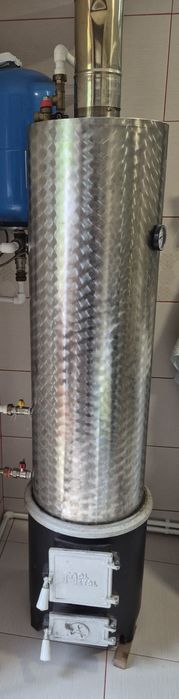 Boiler inox , foarte putin folosit