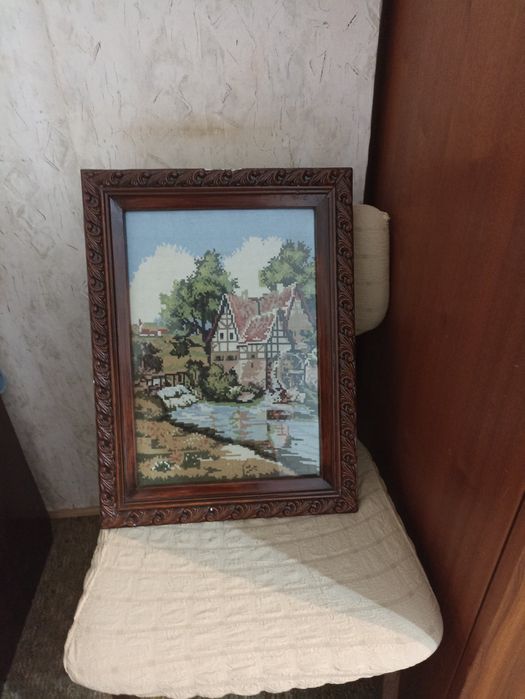 Гоблени есен-зима сезони и други видове в гипсови рамки