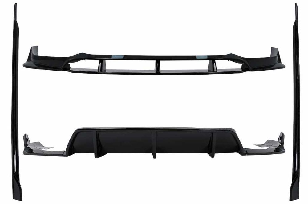 Pachet Exterior BMW X6 G06 (2019-03.2023) M-Tech Black Knight Design Negru Lucios