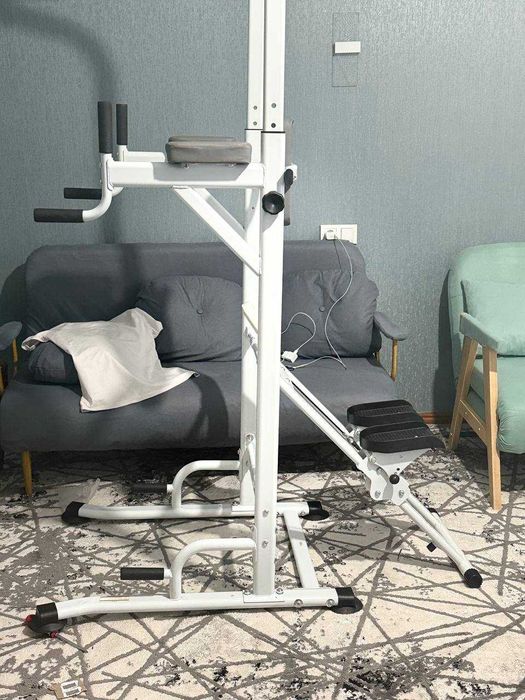 Тренажор Турник и брусья + степпер Power Tower Crystal