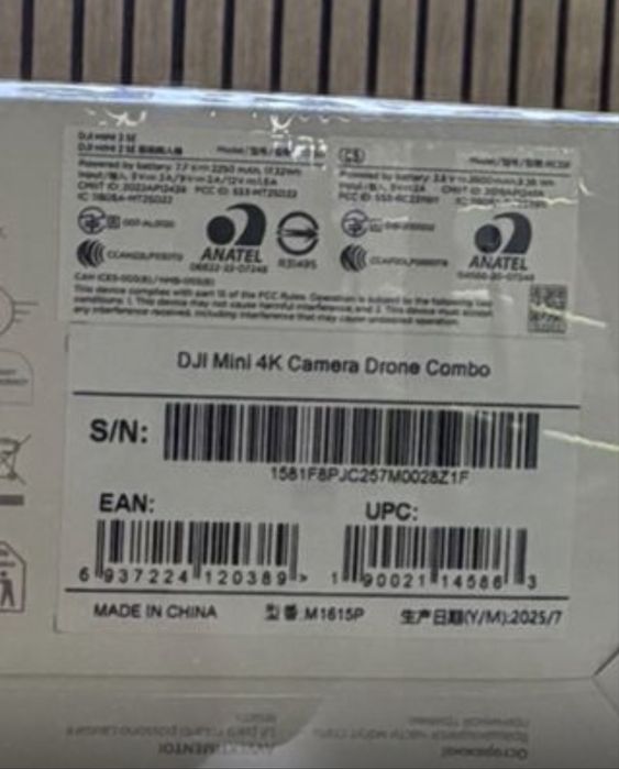 Drona dji mini 4k sigilata camera drone combo 2 baterii + husa