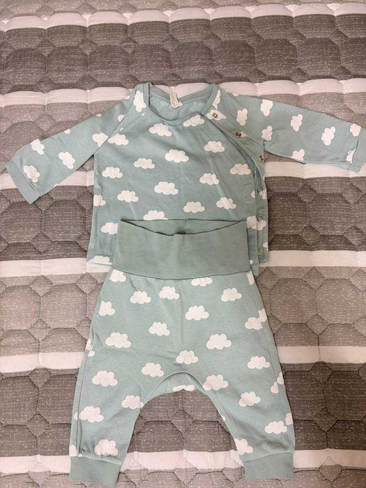 Комбинезон для новорожденных | Круглый вырез и принт | H&M