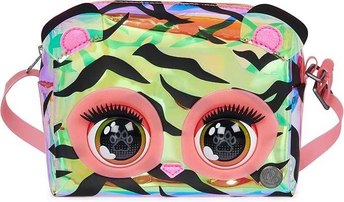Детска Интерактивна чанта Еднорог Стич Тигър PURSE PETS мигащи очи