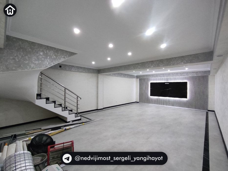 Участок Сергели Чартак 1,7 сот 6 ком подвал 5#7 3 санузла вдоль до