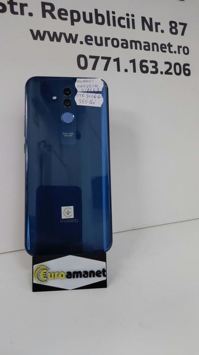 Telefon mobil Huawei Mate 20 Lite, Dual SIM, 64GB, 4G, Albastru -G-