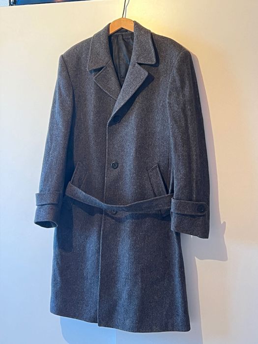 Вълнено мъжко палто