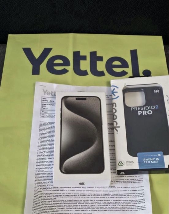 256GB iPhone 15 Pro Max Гаранция Yettel 2026г. NATURAL TITANIUM