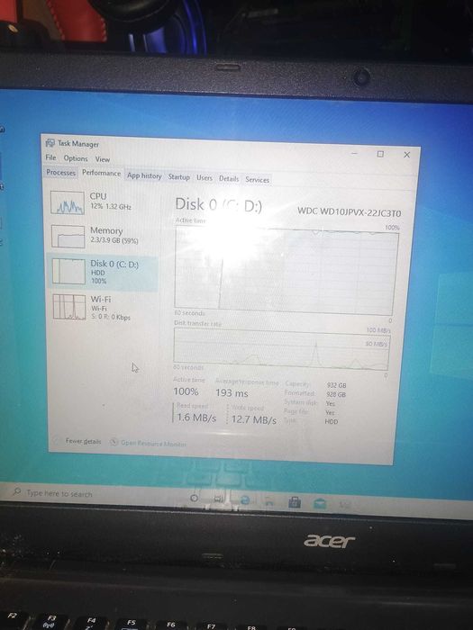 Laptop Aspire E1-570