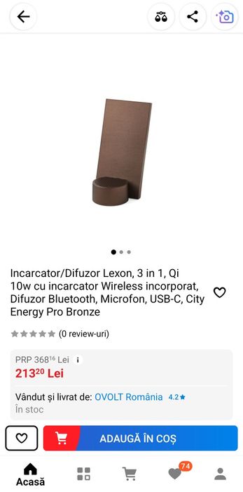 Incarcator/difuzor Lexon 3 in 1
