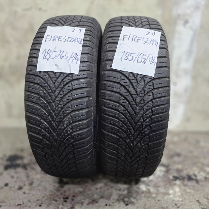 2×185/65/14 M+S FIRESTONE 2021.Stare excelent
