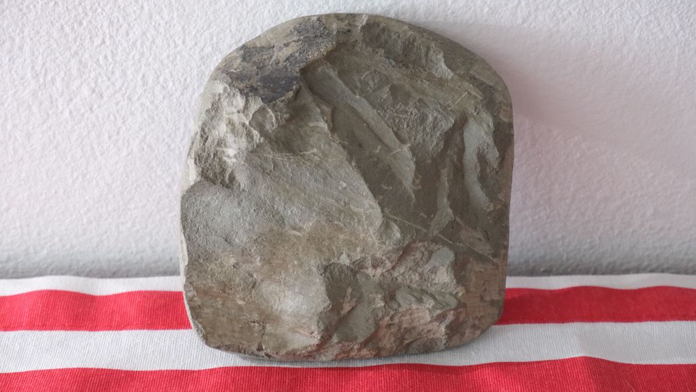 Ancient Image Engraved on Slate Tablet