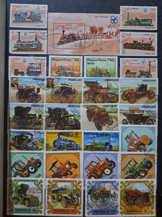 Класьор с пощенски марки от СССР