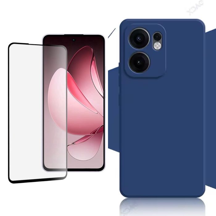 Oppo 12F 12FS 13F 13FS 14F 14FS Husa Interior Fin+Folie Sticla/Silicon