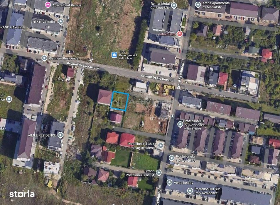 Teren intravilan, Postalionului, 506 mp