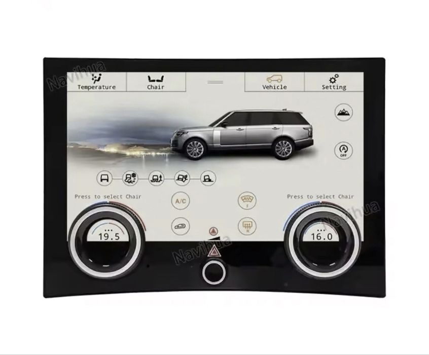 LICHIDARE STOC! Display clima retrofit cu CarPlay L405 sau L494 cu sau fara CD.