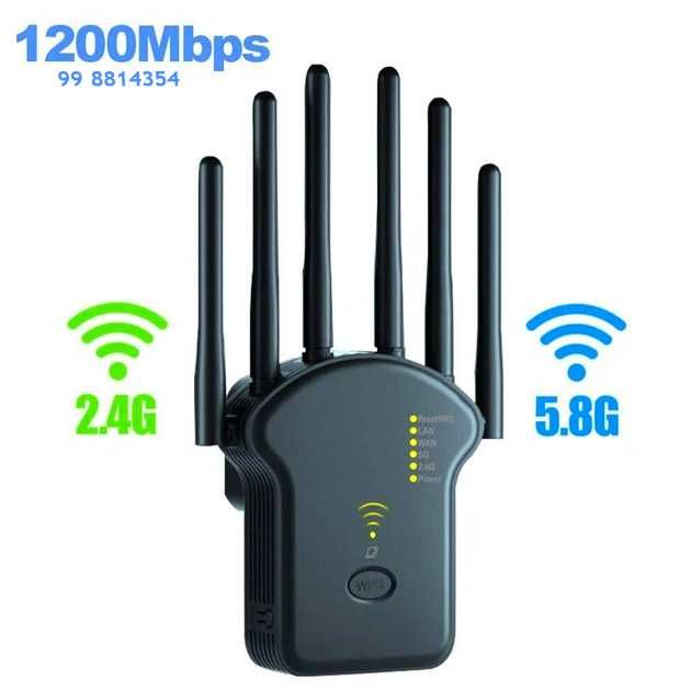 Wi-Fi усилитель  повторитель iAC1200   WiFi Rpeater 2.4G 5,8G