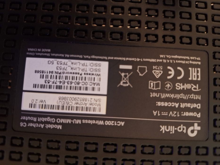 Router Tp-link C6  AC1200