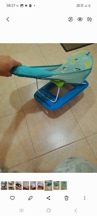 Бебешки шезлонг за плаж