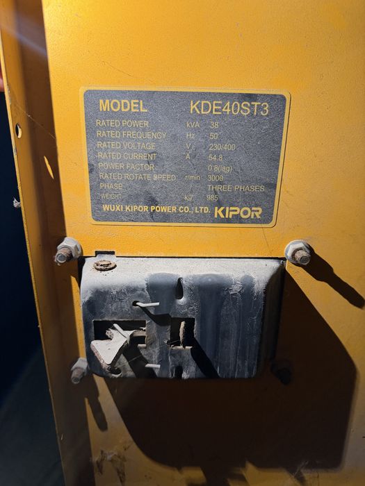 Generator KIPOR b/u 40kv judayam yaxshi holatda remont bo’magan