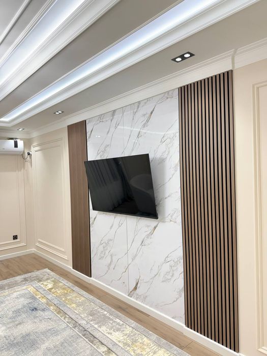 Ремонт квартир Поклейка обоев Малярка