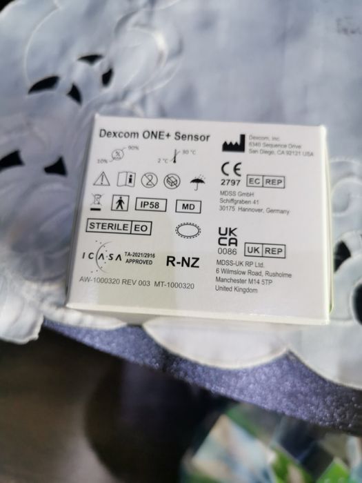 Глюкозни сензори Dexcom ONE+