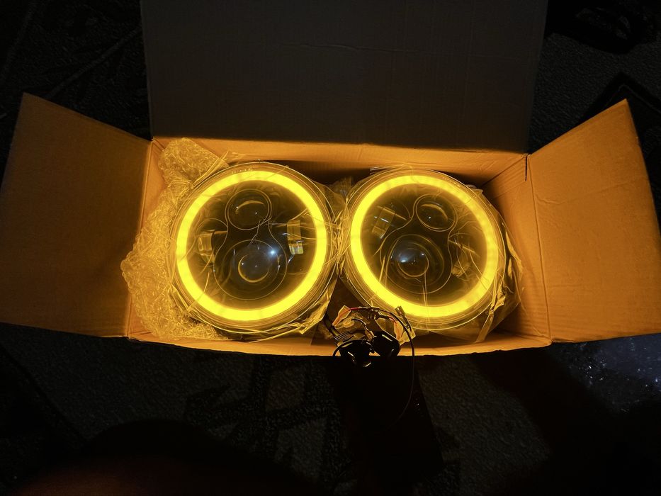 Faruri led auto rotunde 7 inch universale