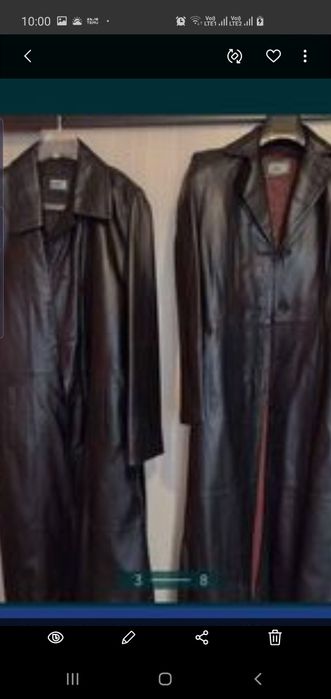 Vând geci de piele, moale și fină,impecabile, 600 lei bucata