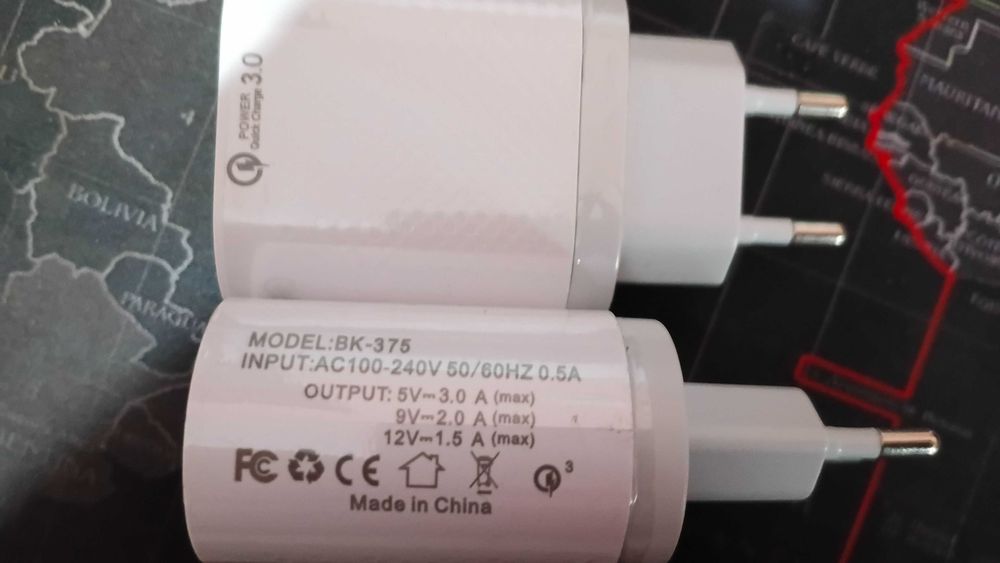 Incarcator quick charge 3.0 NOU, cu sau fara cabluri