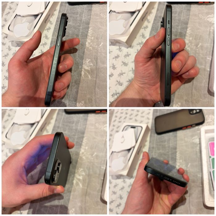 Iphone 15 Full Box 128 gb Black cu folie de sticla + husa