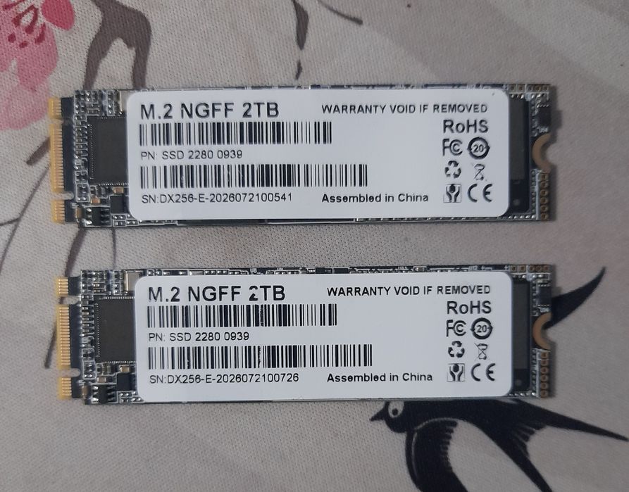 ССД M2. Sata. 2Tb. Новые!!!