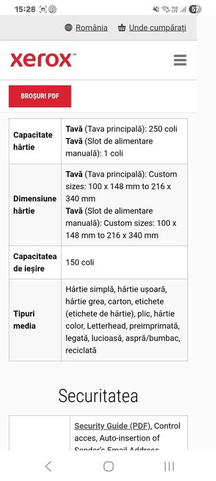 Imprimanta laser color XEROX C230