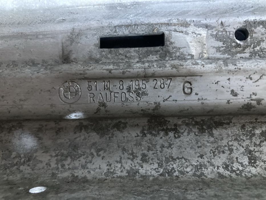 Швеллер усилитель переднего бампера БМВ 3 Е46 / BMW 3 E46