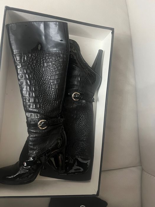 Vand cizme din piele Croco