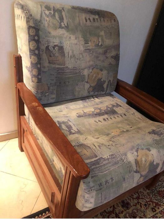 Фотьойл и разтегателен диван