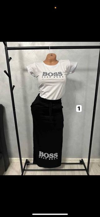 Compleu fusta și tricou s m l xl livrare rapida prin curier