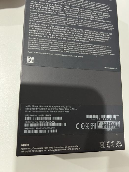 Iphone 8 Plus 64 GB Space Gray