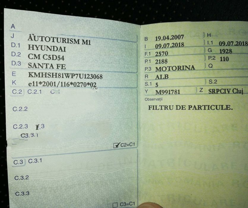 Vând Hyundai Santa Fe 2, 2007 4x4 automat, defectă