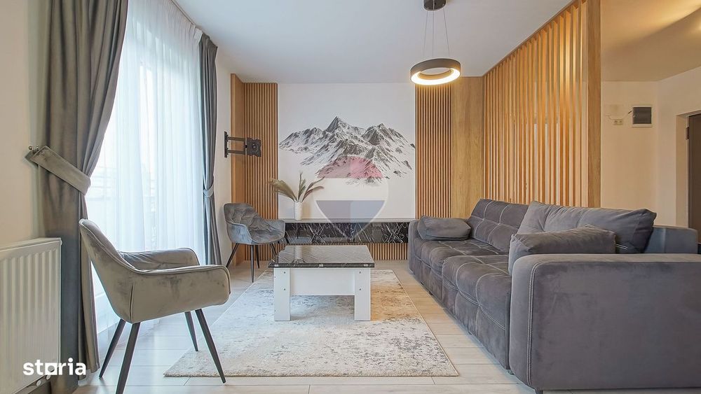 Apartament 2 camere de vânzare | Mobilat, utilat | Zona Tractorul