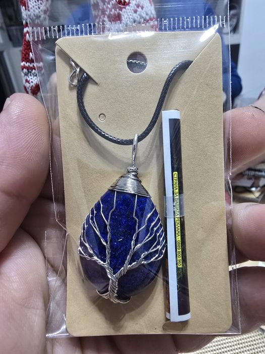 Колие  Дървото на живота си естествени камъни