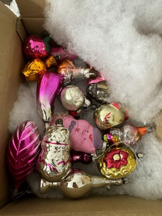 Ёлочные игрушки, стекло СССР, ГДР