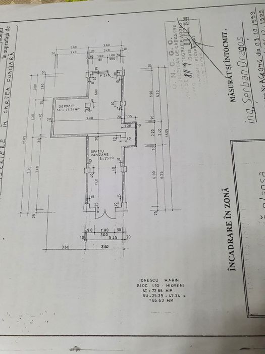 Spațiu comercial 66 mp | Parter | Bl L10 | 2 intrări | Bd. Dacia 271, Mioveni