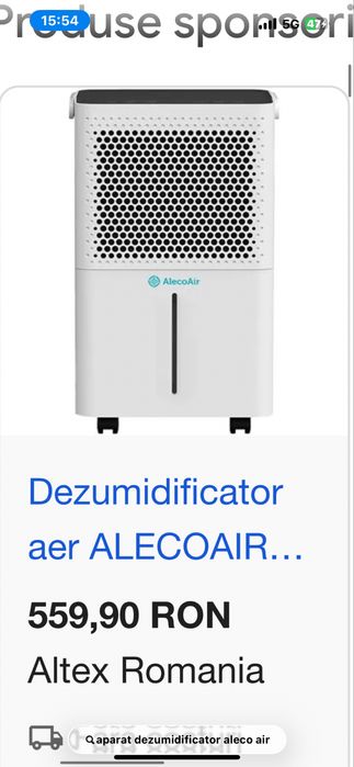 Dezumidificator aer Alecoair